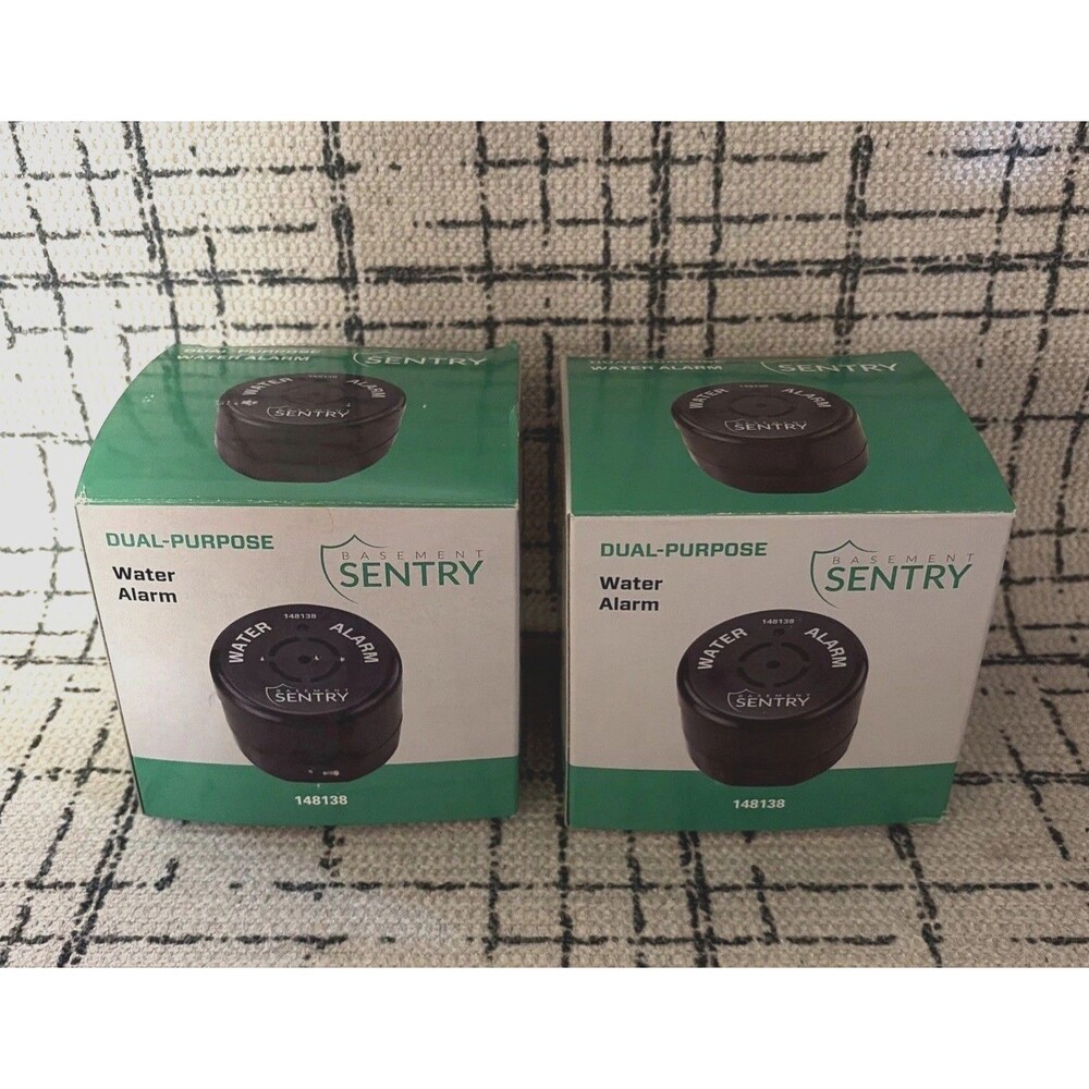 2 QTY Sentry Dual Purpose Water Alarm  148138 New In Box Basement Home Business